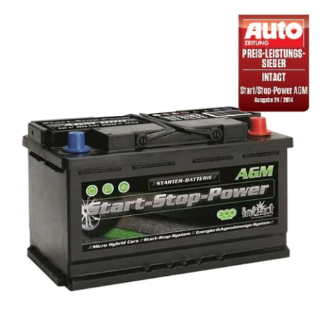 Intact Start - Stop Power AGM Batterie Test und vergleich - Autobatterie